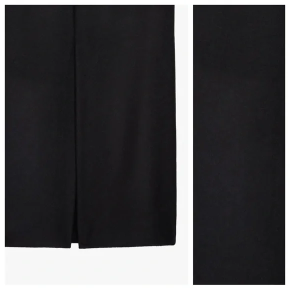 NWT. Zara/Narciso Rodriguez Limited Edition Wool Blend Black Maxi Skirt. Size L.